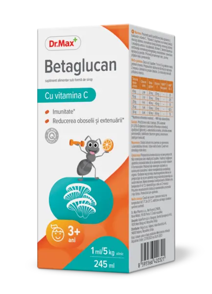 Dr. Max Betaglucan Sirop, 245ml