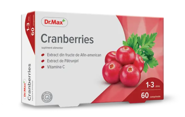 Dr. Max Cranberries​, 60 comprimate
