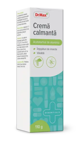 Dr. Max Crema calmanta cu acetotartrat de aluminiu, 110g