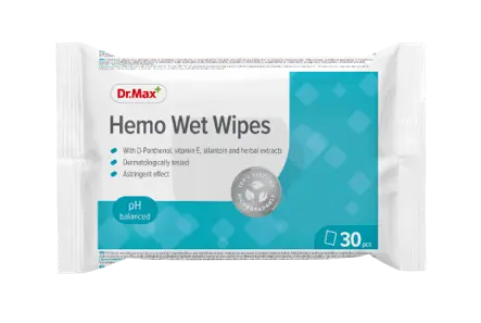 Dr. Max HEMO Servetele umede, 30 bucati