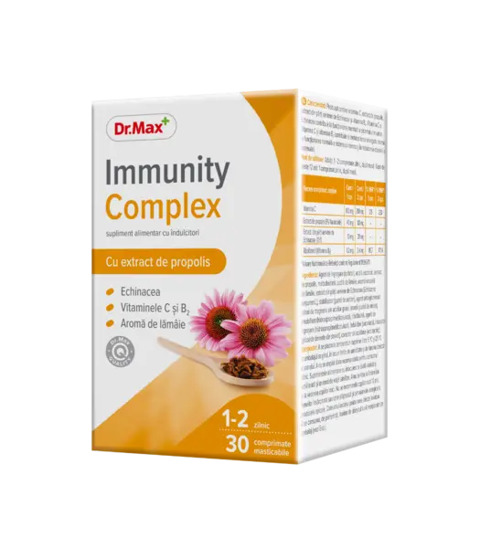 Dr. Max Immunity Complex, 30 comprimate masticabile