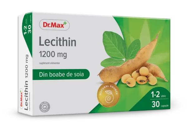 Dr. Max Lecitina 1200mg, 30 capsule moi