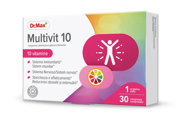 Dr. Max Multivit 10, 30 comprimate filmate