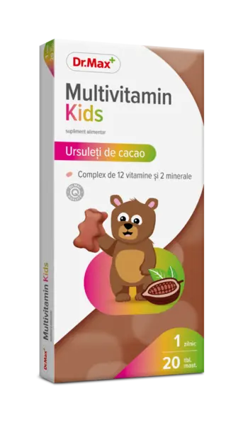 Dr. Max Multivitamin Kids, 20 tablete masticabile
