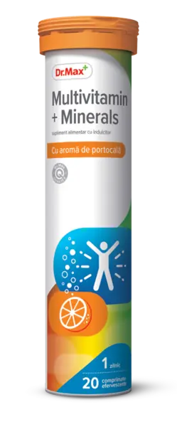 Dr. Max Multivitamine si minerale, 20 comprimate efervescente