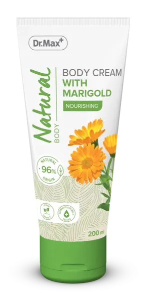 Dr. Max Natural Crema de corp cu galbenele, 200ml
