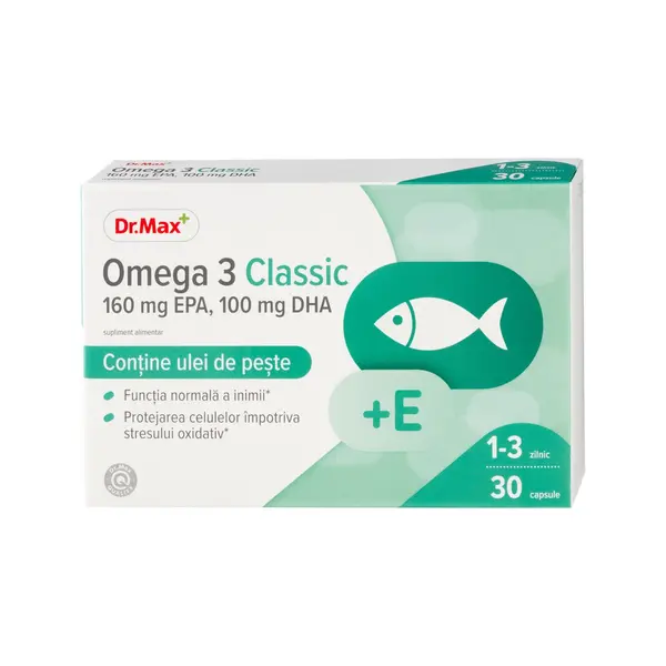Dr. Max Omega 3 Classic, 30 comprimate moi