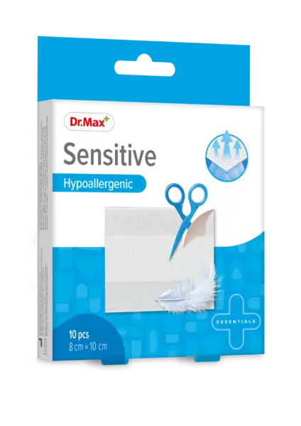 Dr. Max Plasturi sensitive sterili 8 x 10cm, 10 bucati