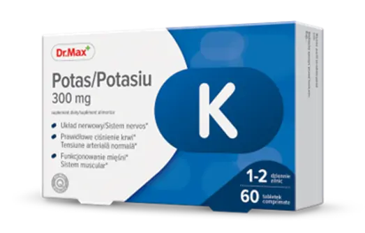 Dr. Max Potasiu 300mg, 60 comprimate filmate