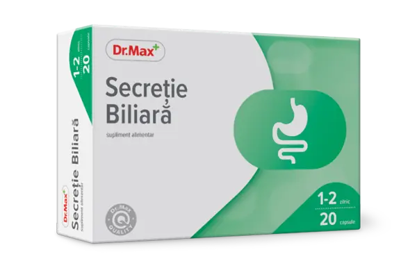 Dr. Max Secretie biliara, 20 capsule