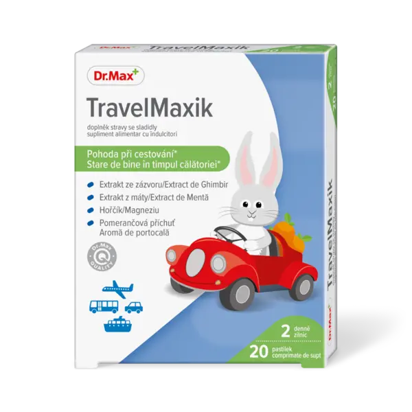 Dr. Max TravelMaxik, 20 comprimate de supt