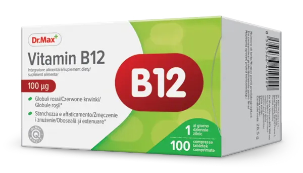 Dr. Max Vitamina B12 100mcg, 100 comprimate filmate