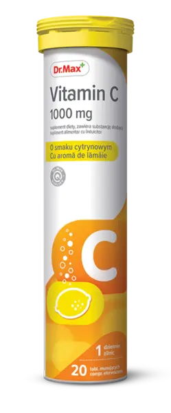 Dr. Max Vitamina C 1000mg, 20 comprimate efervescente