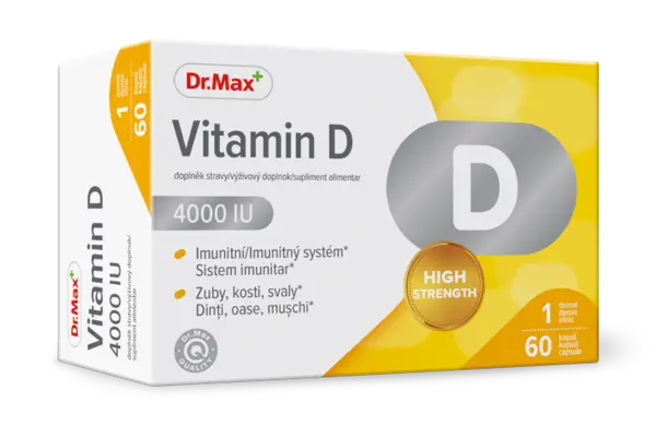 Dr. Max Vitamina D 4000UI, 60 capsule