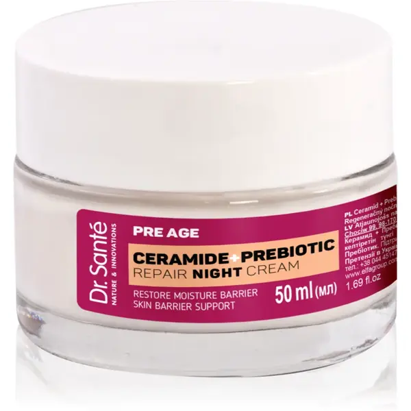 Dr. Santé Pre Age Ceramide + Prebiotic crema regeneratoare de noapte pentru ten matur 50 ml