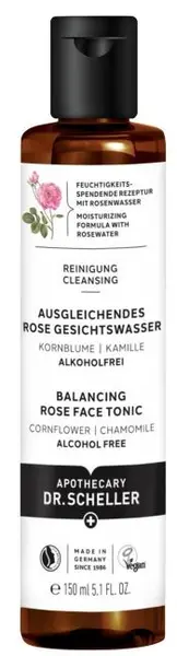 Dr. Scheller Toner facial echilibrant cu trandafir, 150 ml