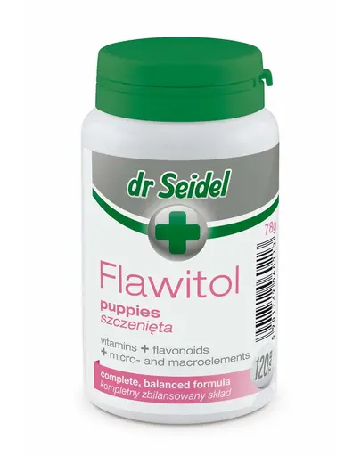DR SEIDEL Flawitol vitamine si minerale pentru catei 120 tab.