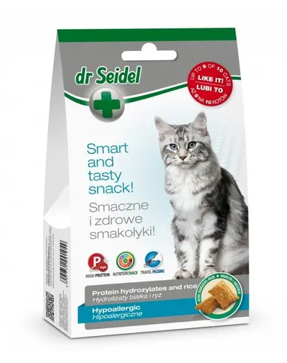 DR SEIDEL gustări hipoalergenice pentru pisici digestie sensibilă 50 g