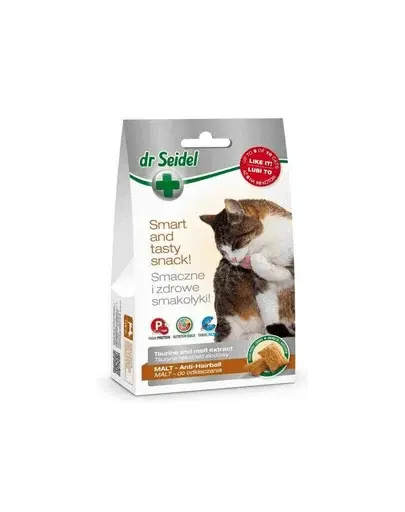 DR SEIDEL gustări malt pisici eliminare păr (hairball) 50 g