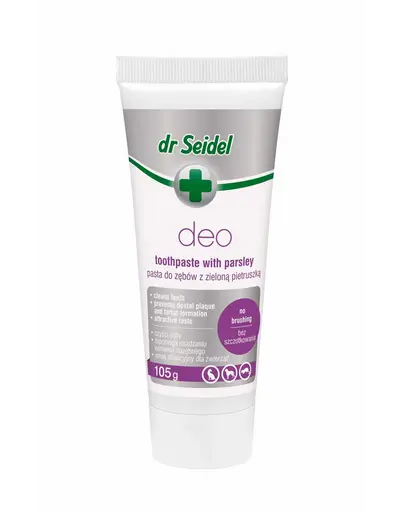 DR SEIDEL pastă de dinți câini pisici fără periaj respirație 105 g