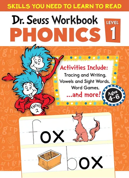 Dr. Seuss Workbook: Phonics, Level 1