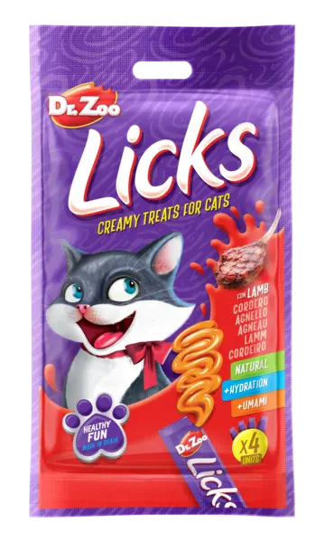 Dr Zoo Licks, recompense pisici, Miel, 4x15 g