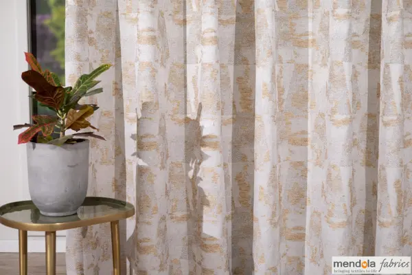 DRAPERIE CU REJANSA MENDOLA BELLUNO GALBEN T01