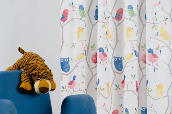 DRAPERIE CU REJANSA MENDOLA DOWL ALB-ALBASTRU C1