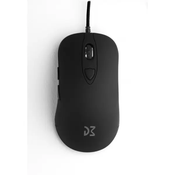 Dream Machines Mouse cu fir Dream Machines DM1S2, Gaming, 12000 dpi, Negru matt