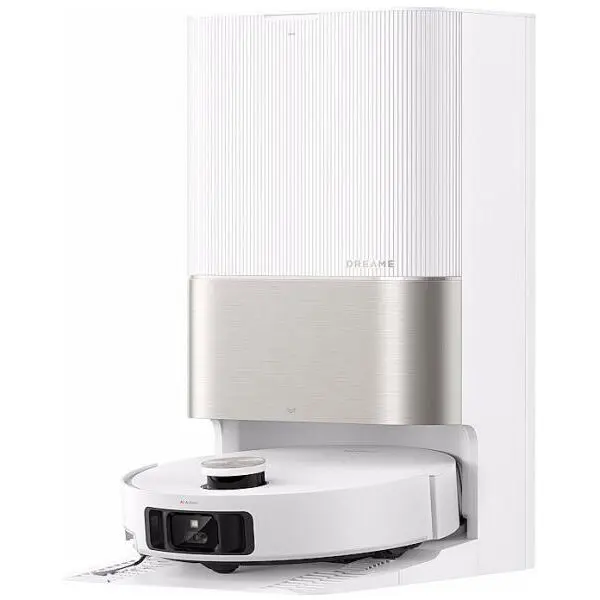 Dreame Aspirator robot Dreame X50 Ultra, 20.000Pa, mop dual cu ridicare, statie 4-n-1 (golire, spalare, uscare, reumplere), LDS+AI, baterie 6400mAh, autonomie 260 min, control smart, Alb