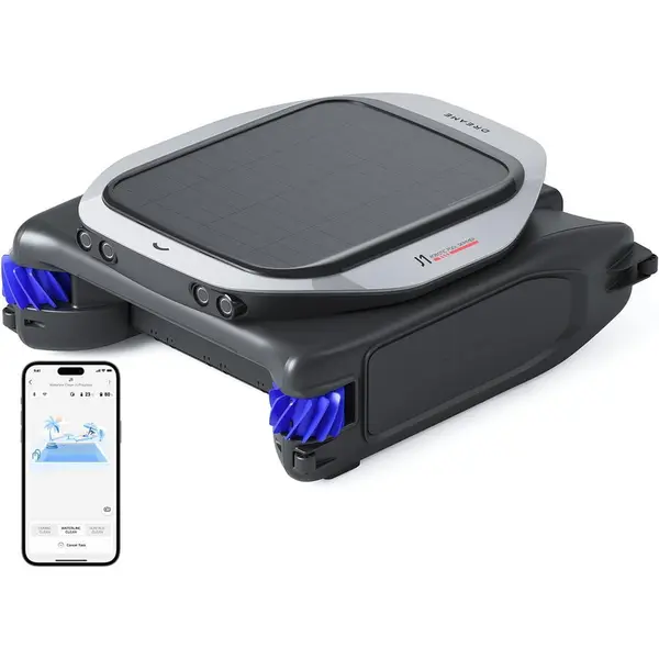 Dreame Robot de Curatat Piscina Dreame J1 (PNUJ4110), Capacitate 5L, Alimentare Panou Solar, IPX8, Negru