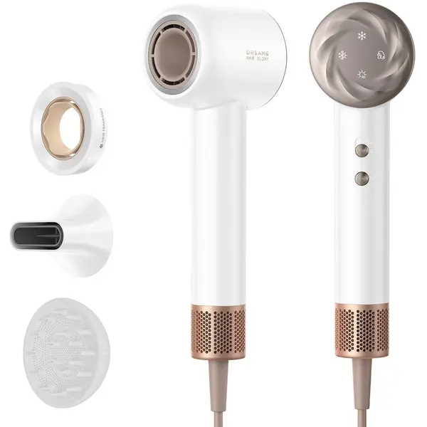 Dreame Uscator de par Dreame, Glory Mix White AHD 18, 1600 W, 3 trepte de temperatura, Alb