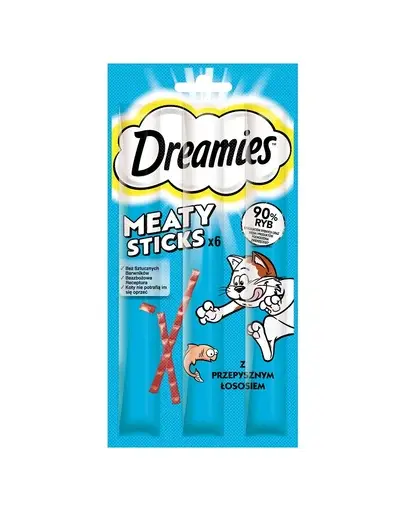 DREAMIES Recompense pentru pisici adulte cu somon delicios 30 g