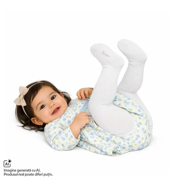 Dres copii Chicco, alb cu model, 01533-70MFCO