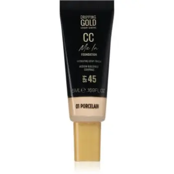 Dripping Gold CC Me In Mini Trial make-up cu textura usoara SPF 45
