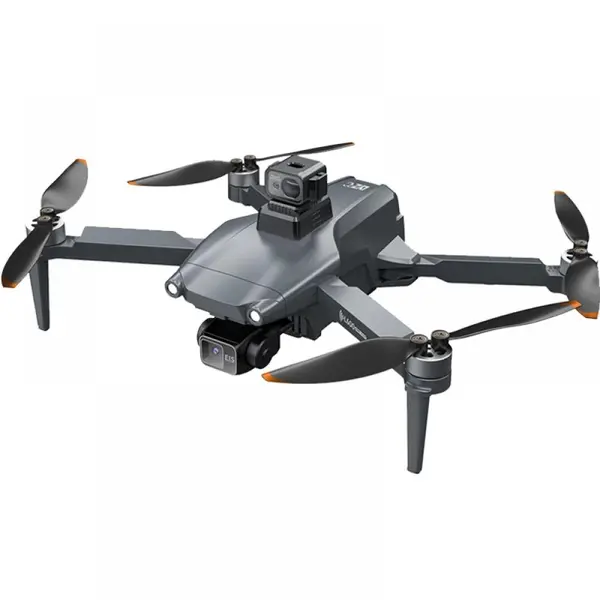 Drona L600 PRO MAX GPS cu obiectiv de evitare a obstacolelor, brate pliabile, buton de Return To Home, camera 4K ESC HD, capacitate baterie: 7.4V 4500 mAh, autonomie zbor 25 de minute