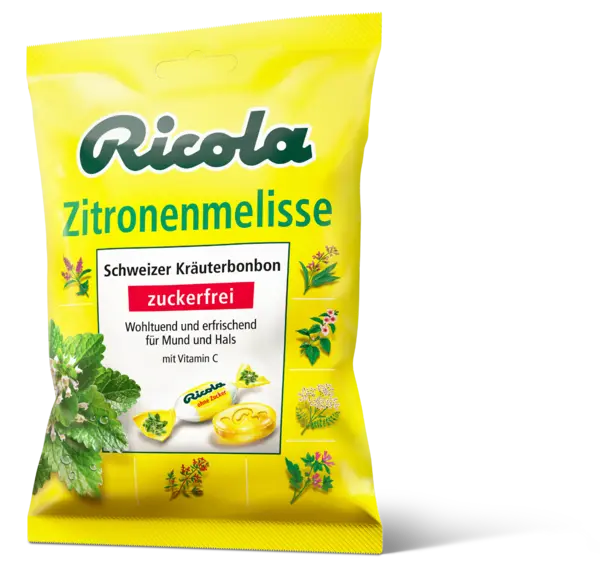 Dropsuri din plante Lemon Mint, 75g, Ricola