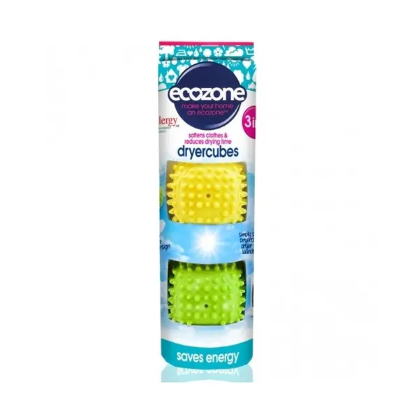 Dryer CubSet cuburi 3 in 1, pt uscare rapida si catifelarea hainelor, Ecozone, 2 buc