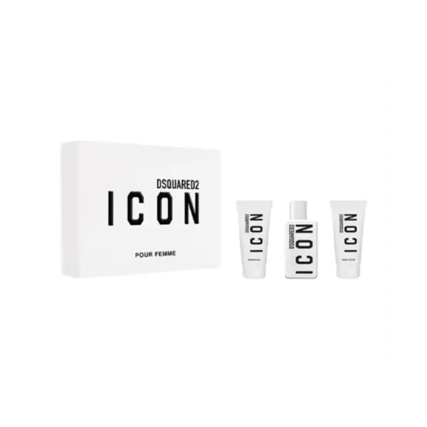 Dsquared2 Icon Pour Femme Set cadou pentru femei Volum EDP 50 ml + 50 ml gel de duș + 50 ml loțiune de corp