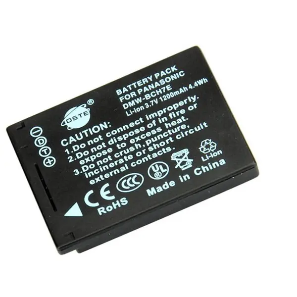 DSTE Acumulator DSTE 1200mAh compatibil DMW-BCH7E pentru Panasonic Lumix