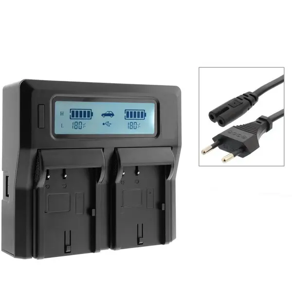 DSTE Incarcator Dste LCD dual DMW-BCM13E compatibil Panasonic