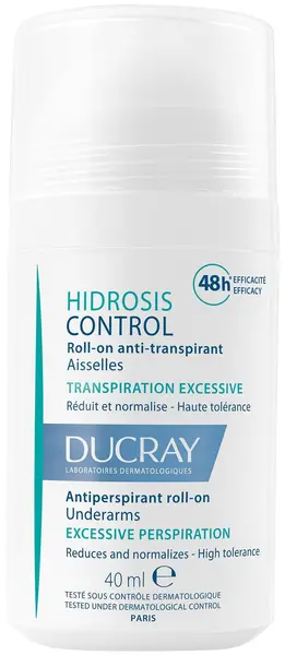 Ducray Hidrosis Control Roll-on anti-transpirant, 40 ml