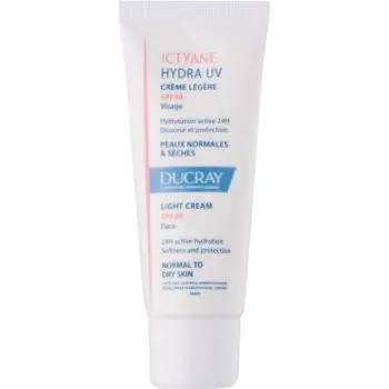 Ducray Ictyane cremă ușoară, pentru ten normal spre uscat SPF 30