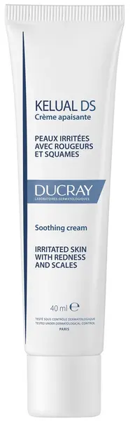 Ducray Kelual DS Cremă de față liniștitoare care reduce squama, 40 ml