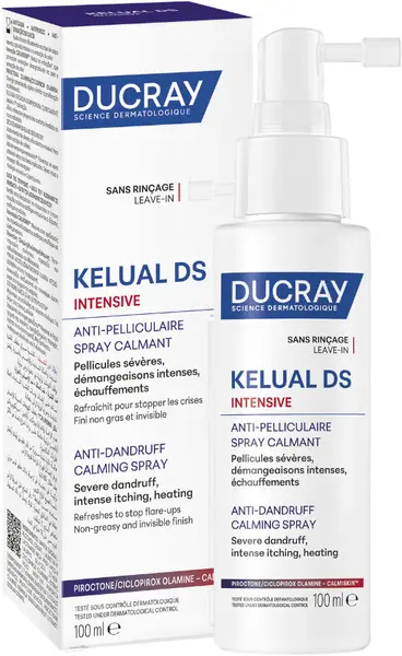 Ducray Kelual DS Spray calmant împotriva mătreții și mâncărimii, 100 ml