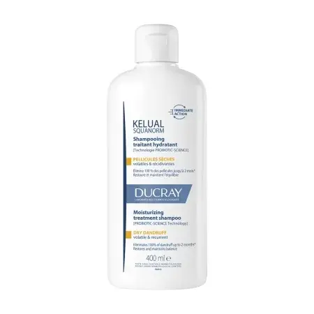Ducray Kelual Squanorm Sampon anti-matreata uscata, 400 ml