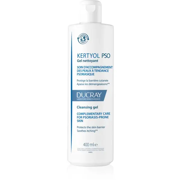 Ducray Kertyol P.S.O. gel de curatare pentru fata pentru psoriazis 400 ml