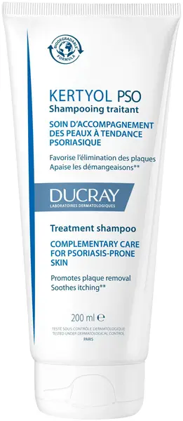 Ducray Kertyol P.S.O. Șampon de reechilibrare de tratare, 200 ml