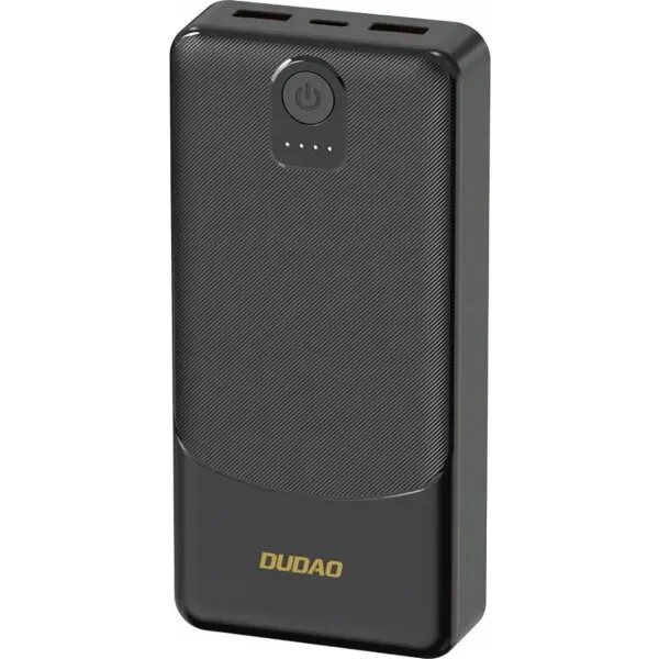 Dudao Baterie Externa Dudao K10Pro, 20000mAh, 12W, 2 x USB-A, Neagra