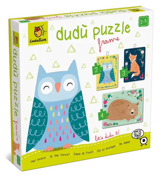 DUDU PUZZLE IN RAMA - ANIMALE DIN PADURE